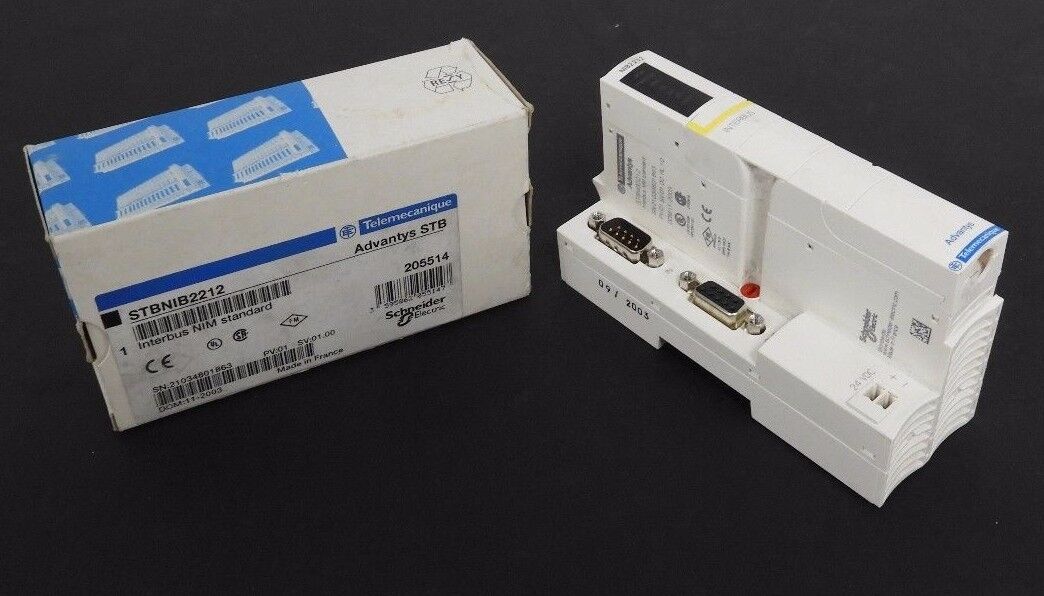NIB TELEMECANIQUE STBNIB2212 INTERBUS NIM STANDARD, 205514, PV: 01, SV: 01.00