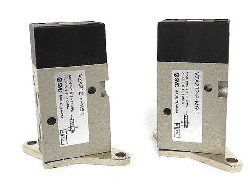 LOT OF 2 NEW SMC VZA212-P-M5-F AIR OPERATED VALVES VZA212PM5F