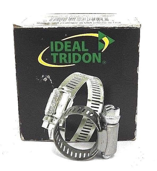 BOX OF 10 NEW IDEAL TRIDON 5710051 CLAMPS 611010706, SAE SIZE 10, 1/2" - 1 1/16"