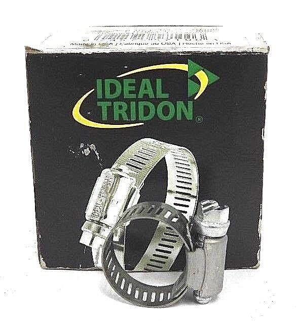 BOX OF 10 NEW IDEAL TRIDON 5710051 CLAMPS 611010706, SAE SIZE 10, 1/2" - 1 1/16"
