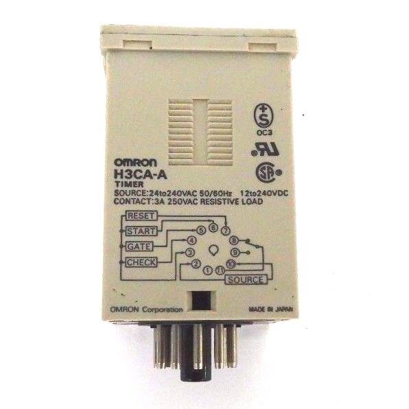 OMRON H3CA-A DIGITAL DISPLAY TIMER MODULE 24-240VAC, 50/60HZ, H3CA