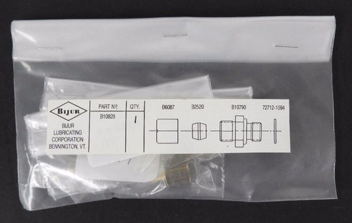 NEW BIJUR B10828 ADAPTER ASSEMBLY 1/4" B2520, B6087, B10790, 72712-1094
