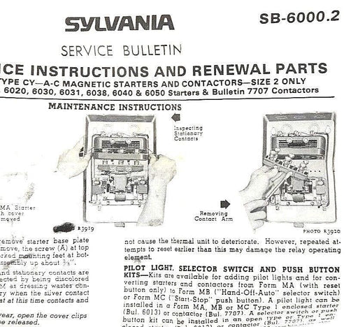 NEW SYLVANIA CY32-1 SERVICE KIT TYPE: CY, SIZE 2