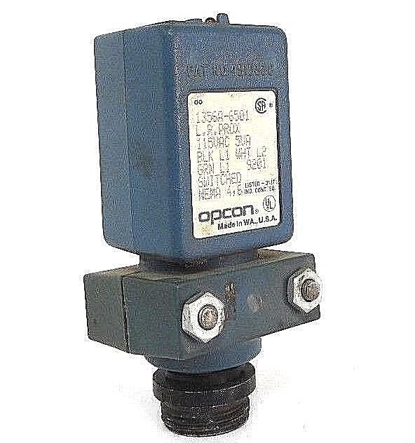 OPCON 1356A-6501 L.R. PROX. PHOTOELECTRIC 115VAC, 5VA, 1356A6501