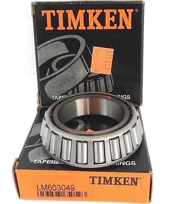 LOT OF 2 NIB TIMKEN LM603049 BEARINGS TAPERED ROLLER 1.7812IN-BORE .7812IN-W