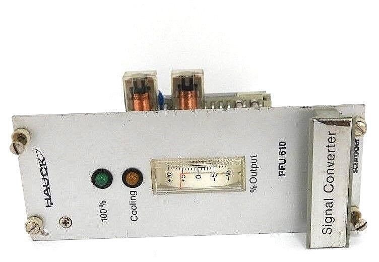 KROM SCHRODER HAUCK PFU-610 SIGNAL CONVERTER 84392020, A3486, 112186 - REPAIRED