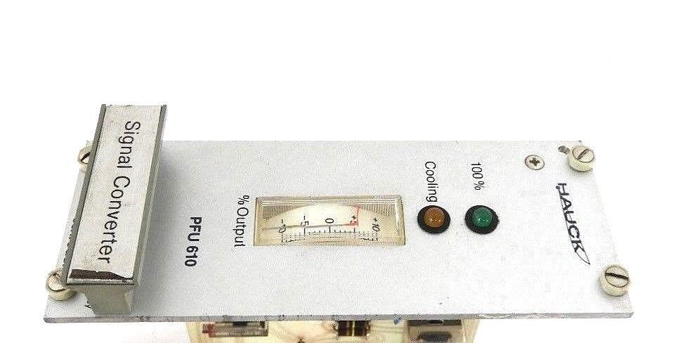 KROM SCHRODER HAUCK PFU-610 SIGNAL CONVERTER 84392020, A3486, 112186 - REPAIRED