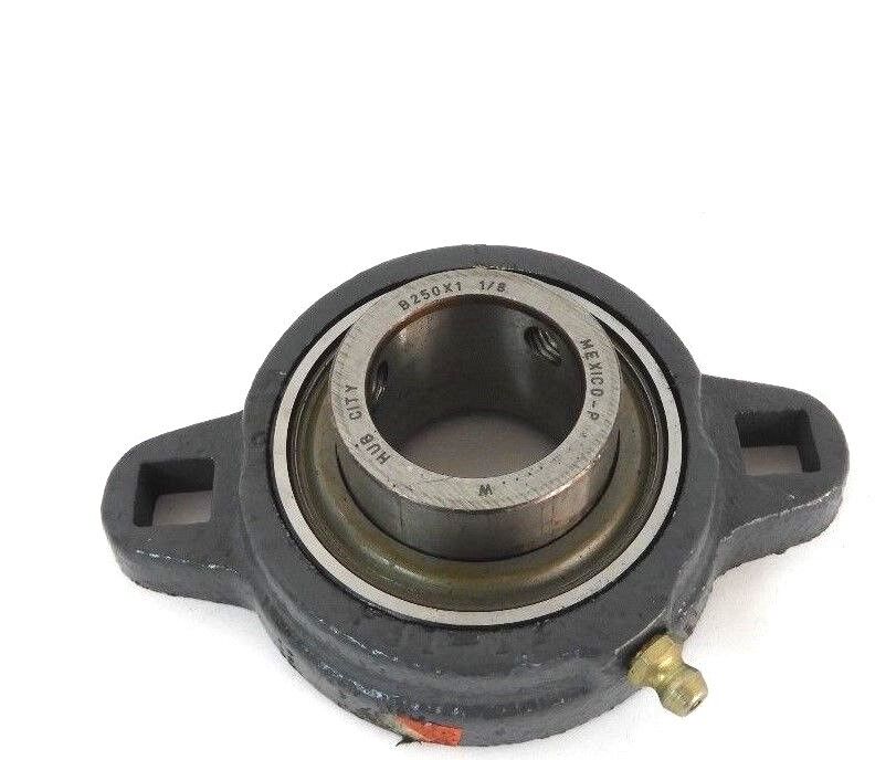 NEW BROWNING FB1-D2 PILLOW BLOCK W/ HUB CITY B250X1-1/8 BEARING 1-1/8" BORE