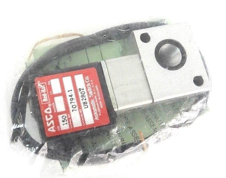 NEW ASCO U82802 SOLENOID VALVE 150 AIR