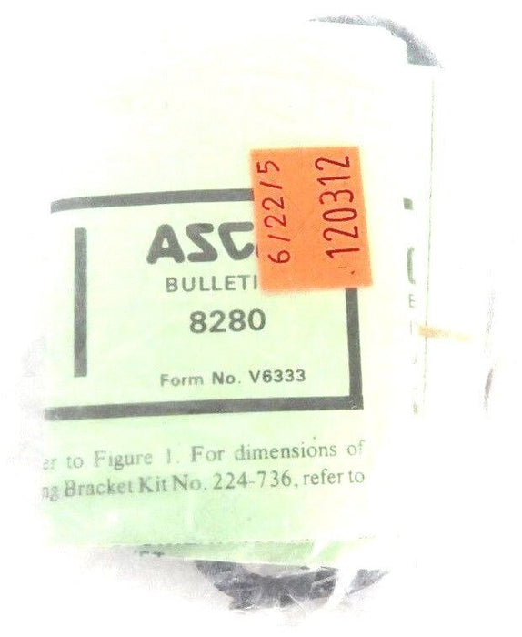 NEW ASCO U82802 SOLENOID VALVE 150 AIR