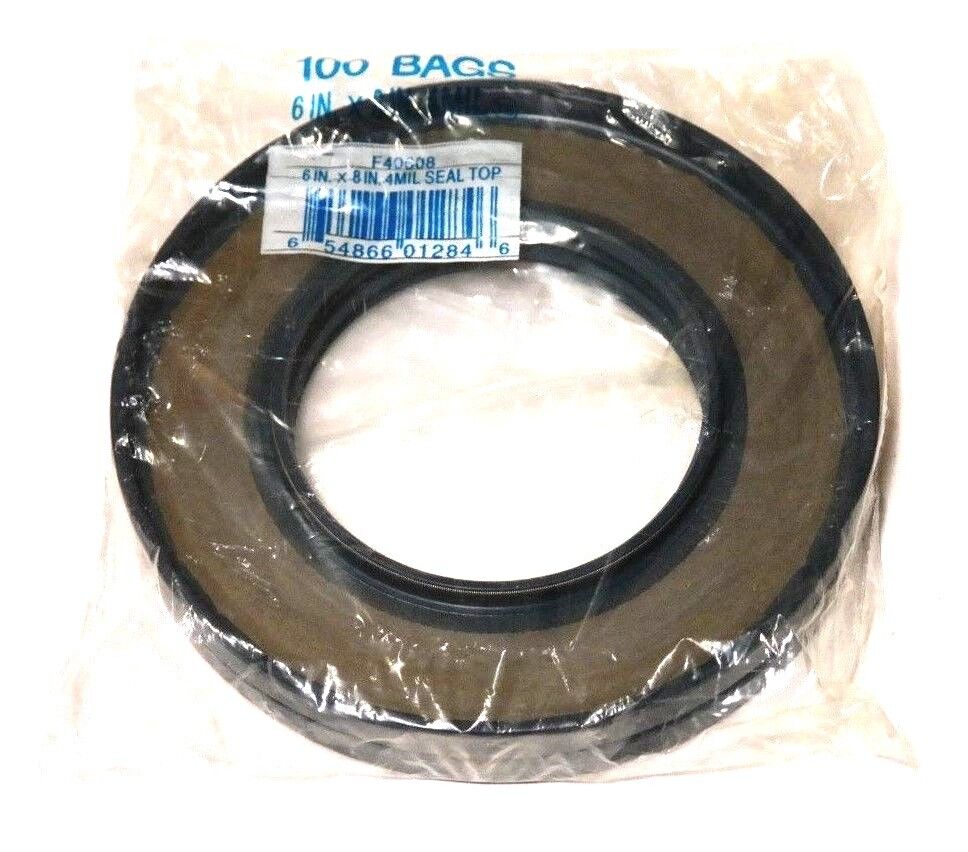 LOT OF 2 NEW ELKAY PLASTICS F40608 SEAL TOP 6" X 8" 4MIL