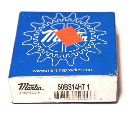 NIB MARTIN 50BS14HT-1 SPROCKET 1" BORE 50BS14HT1