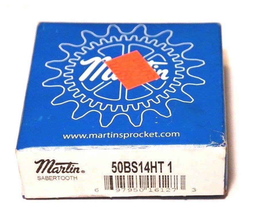 NIB MARTIN 50BS14HT-1 SPROCKET 1" BORE 50BS14HT1