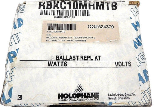NIB HOLOPHANE RBKC10MHMTB BALLAST REPAIR KIT, 120/208/240/277V, GDZ0G1, 3899-RFM