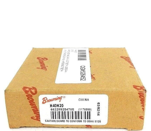 NEW BROWNING H40H20 SPROCKET BUSHED ROLLER SPLIT TAPER 20TEETH