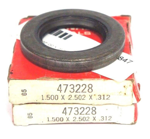 LOT OF 2 NIB NATIONAL FEDERAL MOGUL 473228 OIL SEALS 1.500" X 2.502" X 0.312"