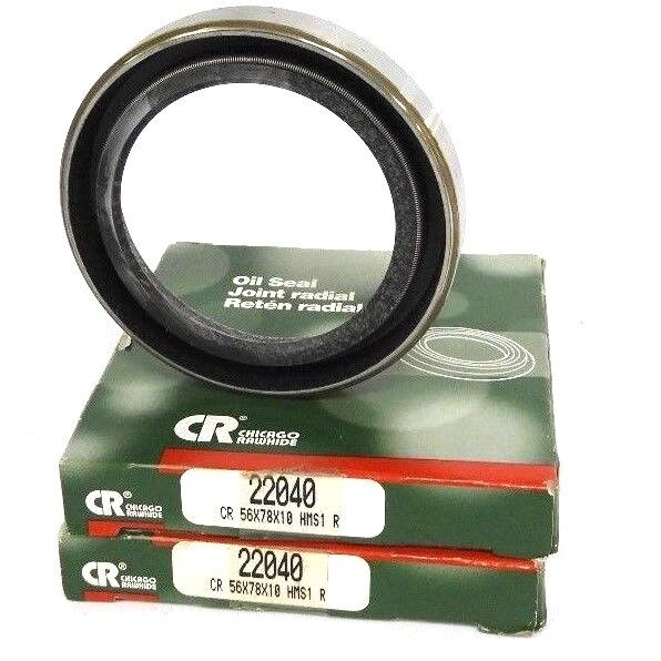 LOT OF 2 NIB CHICAGOR RAWHIDE 22040 OIL SEALS 56X78X10 HMS1 R
