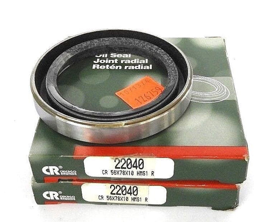 LOT OF 2 NIB CHICAGOR RAWHIDE 22040 OIL SEALS 56X78X10 HMS1 R