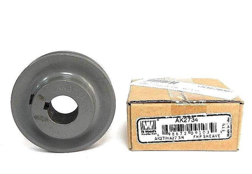 LOT OF 2 NEW TB WOOD'S AK2734 FHP SHEAVES AK27/HA27 3/4