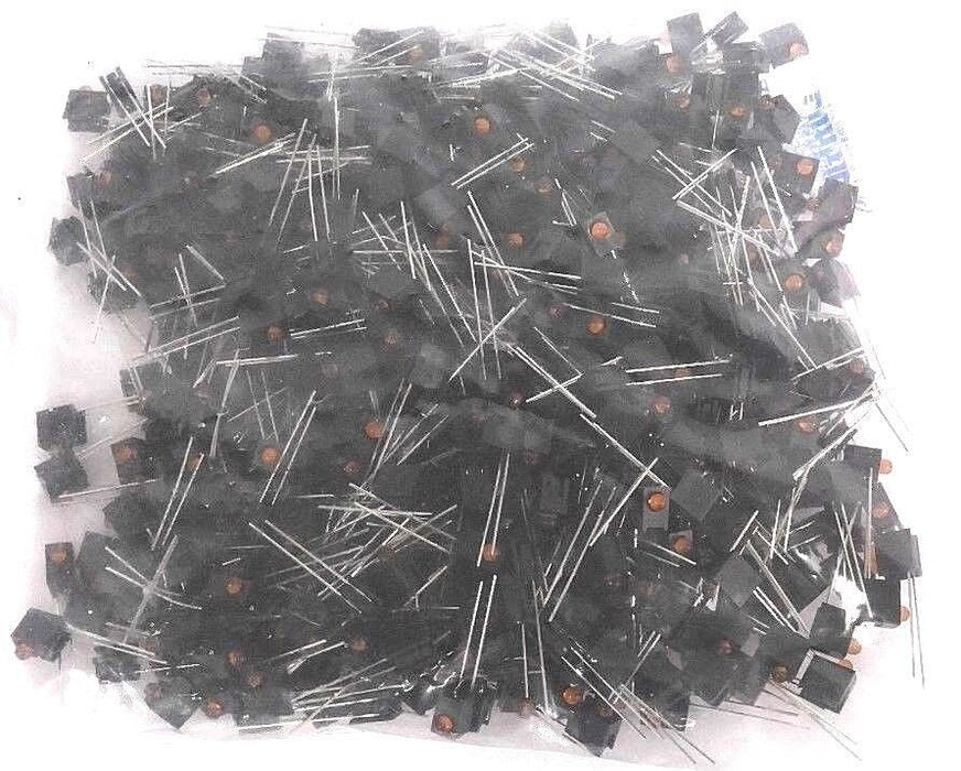 BAG OF 500 NEW AVAGO HLMP-1401-D00A1 LED, T-1, YELLOW, 3.6MCD, 585NM LAMPS