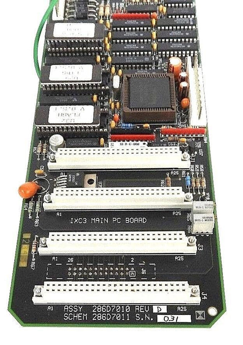 IRT CORP. ASSY 286D7010 REV. D IXC3 MAIN PC BOARD SCHEM 286D7001 S.N. 031