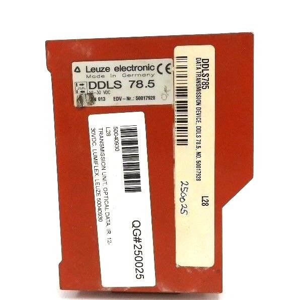 LEUZE DDLS 78.5 OPTICAL DATA TRANSMISSION 50017928, DDLS785, 12-30 VDC