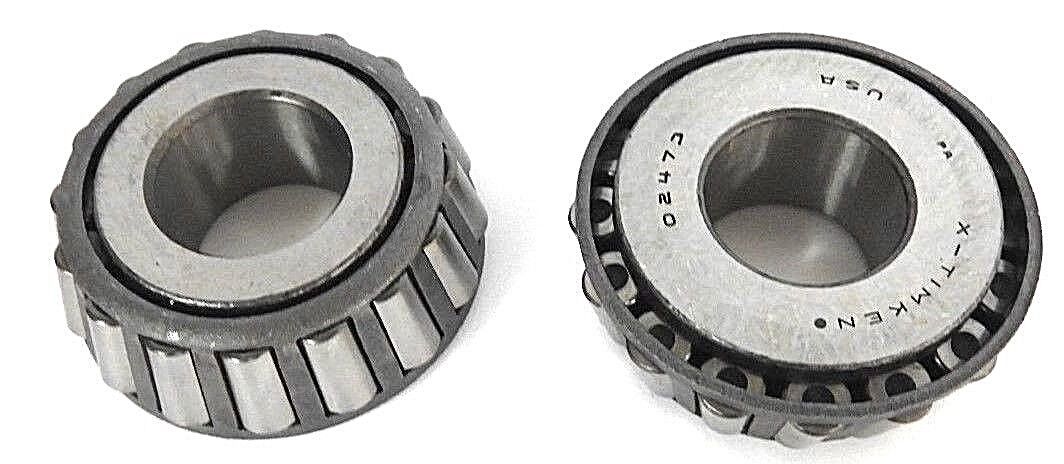 LOT OF 2 NEW TIMKEN 02473 BEARING CONE 1INCH BORE 7/8INCH WIDTH