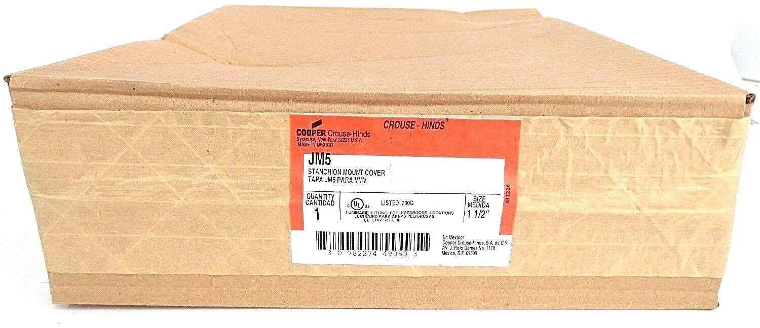 NIB COOPER JM5 STANCHION MOUNT COVER 1-1/2" TAPA JM5 PARA VMV