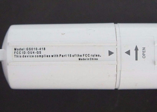 GENERIC GS010-418 MOTION DETECTOR ALARM FCC ID 0U4-GS
