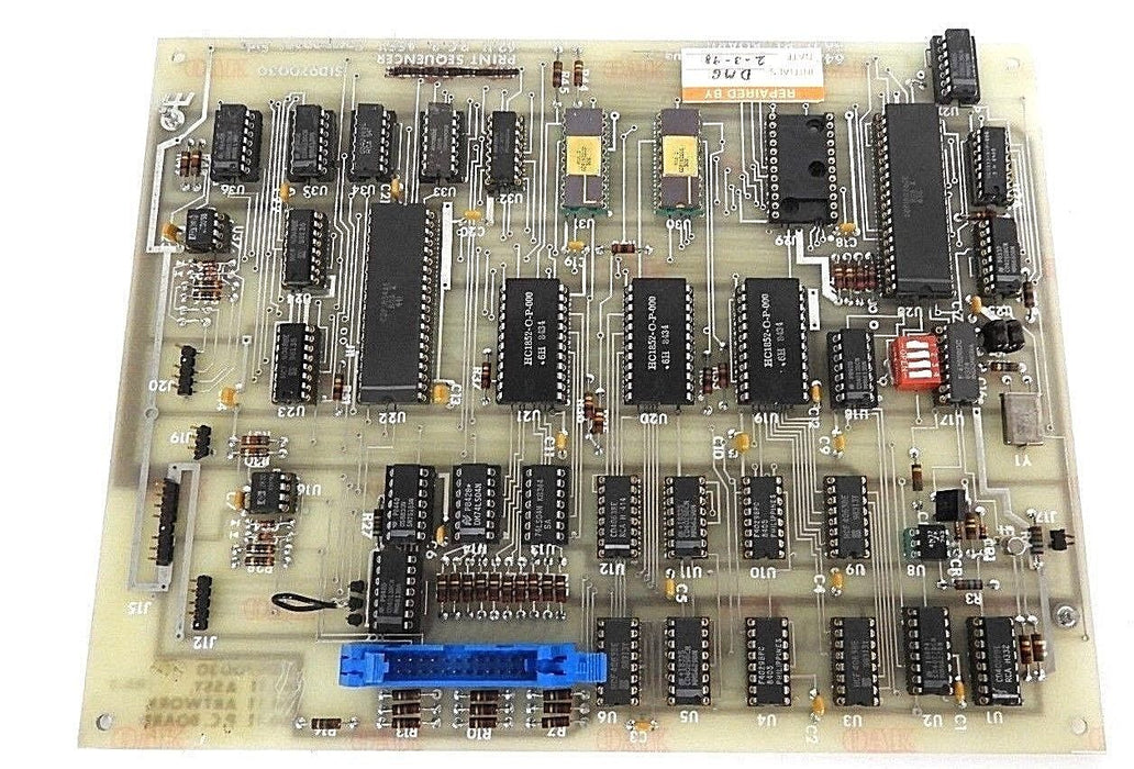 REPAIRED INK JET SID970030 PRINT SEQUENCER 62.11 P.C.B. ASSY