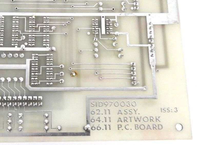 REPAIRED INK JET SID970030 PRINT SEQUENCER 62.11 P.C.B. ASSY