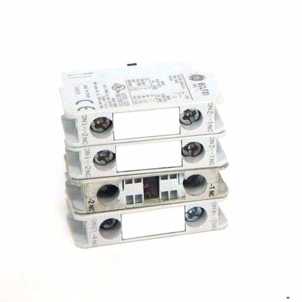 LOT OF 4 GENERAL ELECTRIC BCLF01 AUXILIARY CONTACT BLOCKS 10A, 690V
