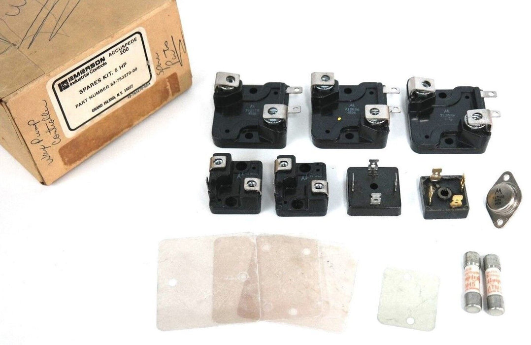 NIB EMERSON 83-783270-00 ACCUSPEDE 200 SPARES KIT, 5 HP, 8378327000
