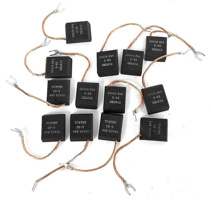 LOT OF 13 NEW HELWIG CARBON E-83 GRADE E44 CARBON BRUSES