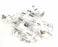 LOT OF 31 NEW MORSE 40SS-S1-CL-SCSF CONNECTING LINKS #40 STAINLESS STEEL