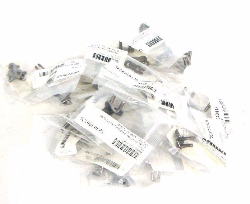 LOT OF 31 NEW MORSE 40SS-S1-CL-SCSF CONNECTING LINKS #40 STAINLESS STEEL