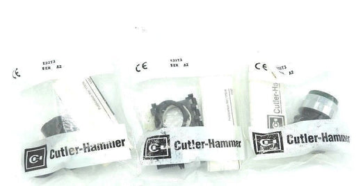 LOT OF 3 NEW EATON CUTLER-HAMMER E22T3 OPERATOR FOR PUSHBUTTON ILLUMINATED GREEN