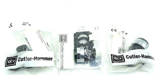 LOT OF 3 NEW EATON CUTLER-HAMMER E22T3 OPERATOR FOR PUSHBUTTON ILLUMINATED GREEN