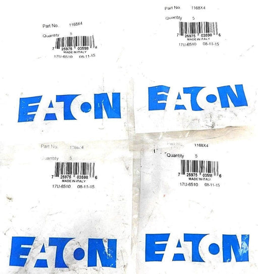 LOT OF 20 NEW EATON 1168X4 MALE CONNECTORS 1/4'' TUBE O.D. X 1/8 MALE PIPE