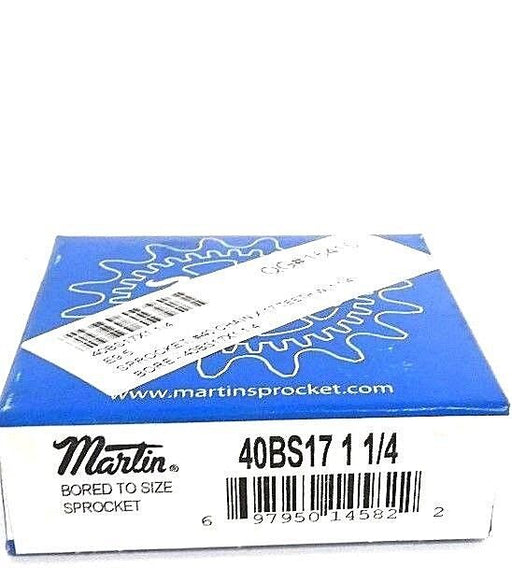 FACTORY SEALED MARTIN 40BS17-1-1/4 SPROCKET ROLLER 1-1/4PITCH 40TEETH