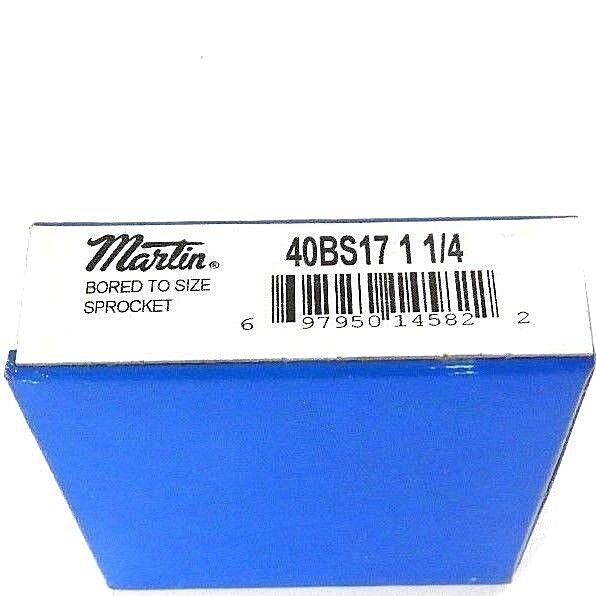FACTORY SEALED MARTIN 40BS17-1-1/4 SPROCKET ROLLER 1-1/4PITCH 40TEETH