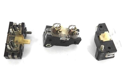 LOT OF 3 GENERAL ELECTRIC CR104P CONTACT BLOCKS