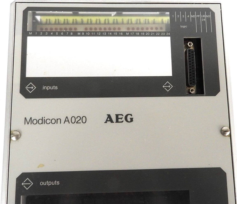 AEG GOULD MODICON A020/E/24V 7628-200596.08 LOGISTAT EXTENSION 24V - REPAIRED