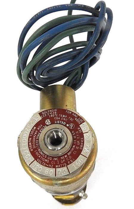 NEW PETER PAUL 0E23Z00011CCM VALVE 7.3W, 150PSI, ORIFICE 3/64 3/32, SER. EQ