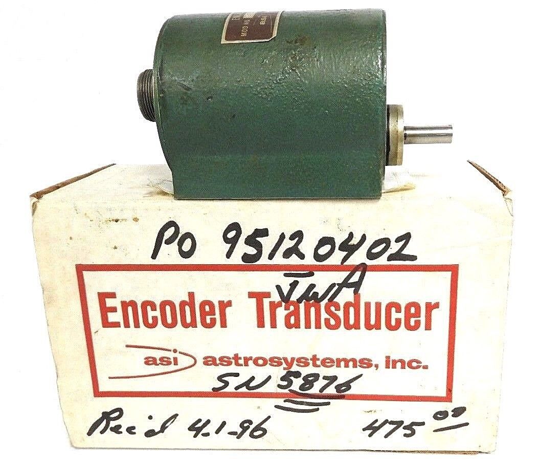 ASI ASTROSYSTEMS HMT34-1/100UK ENCODER TRANSDUCER HMT34-100UK - REPAIRED