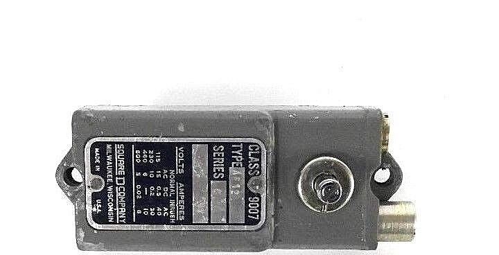 SQUARE D 9007-AF12 LIMIT SWITCH 9007AF12, SER. C