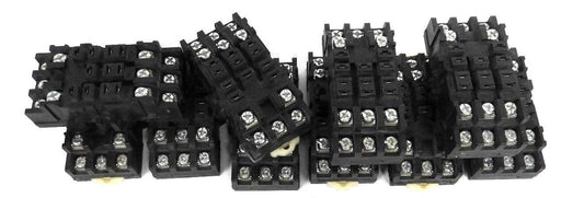 LOT OF 10 NEW ALLEN BRADLEY 700-HN127 RELAY SOCKETS 15AMP 300V 11PIN BLADE