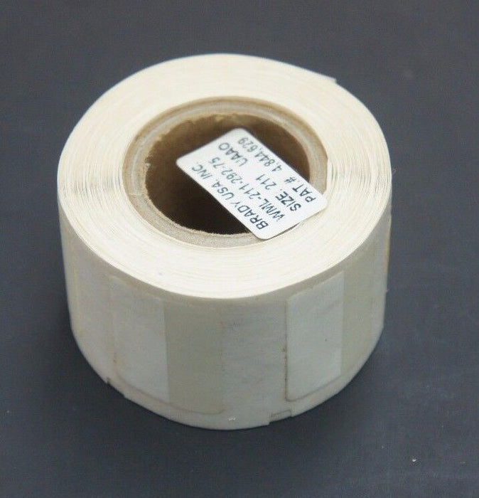 NIB BRADY WML-211-292-75 WIRE MARKING LABELS QTY 250, SIZE CODE 211, WML21129275
