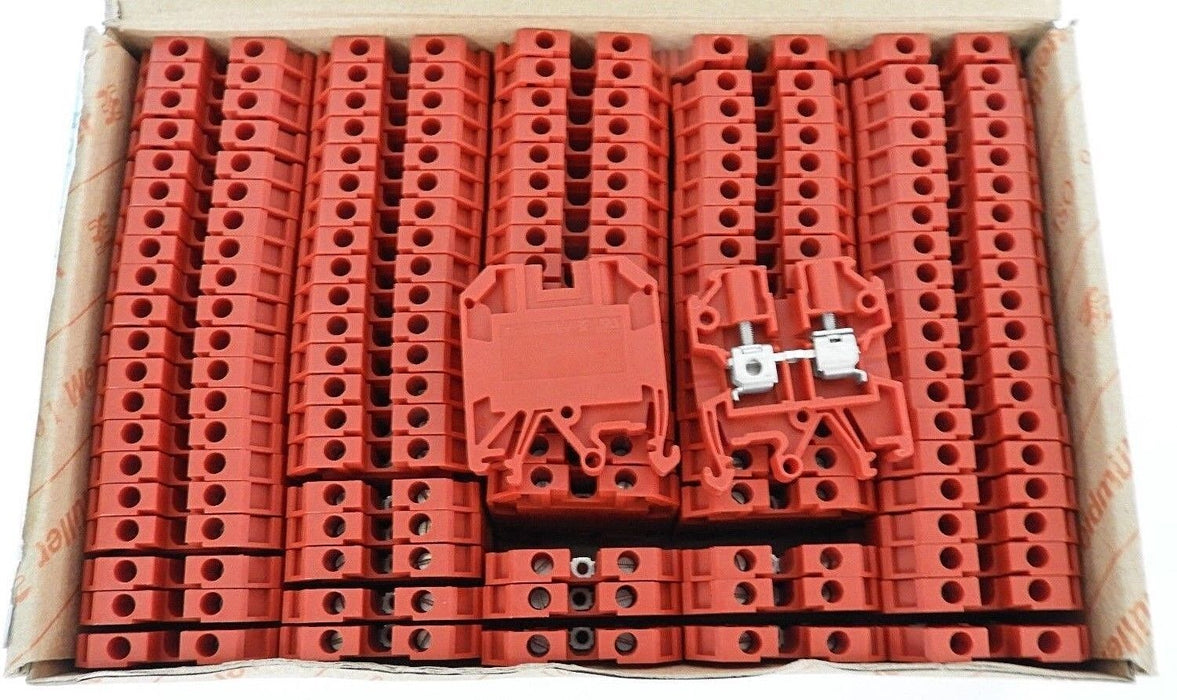 BOX OF 100 NEW WEIDMULLER 9129920000 SAK 4/EN RT