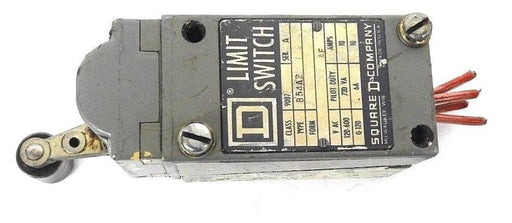 SQUARE D 9007-B54A2 LIMIT SWITCH SPRING RETURN LEVER TYPE SER. A W/ LEVER ARM